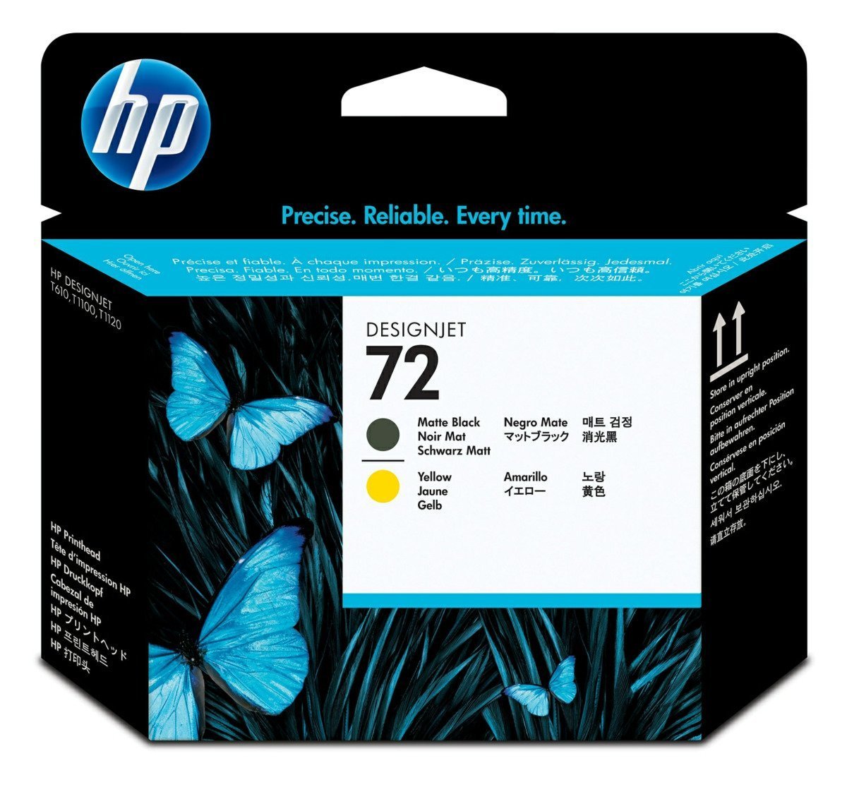 Cabeça de Impressão HP 72 Preto e Amarelo DesignJet Original