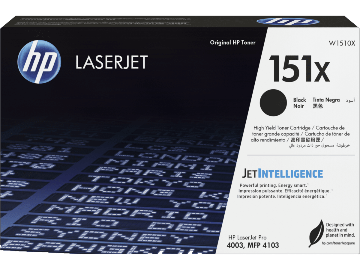 Cartucho de toner HP LaserJet 151X preto