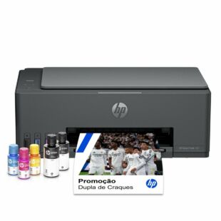 Impressora multifuncional HP Smart Tank 581, Para casa e home office, Impressão, cópia, digitalização, Sem fio; Reservatório de impressora de alto volume; Imprima do smartphone ou tablet; Digitalizar e PDF (4A8D5A)