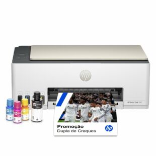 Impressora multifuncional HP Smart Tank 583, Para casa e home office, Impressão, cópia, digitalização, Sem fio; Reservatório de impressora de alto volume; Imprima do smartphone ou tablet; Digitalizar e PDF (4A8D8A)