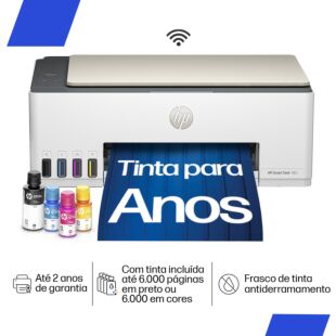 Impressora multifuncional HP Smart Tank 583 (4A8D8A)
