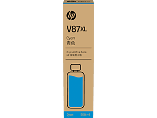 Garrafa de tinta HP V87XL 500 ml ciano (7FN95A)