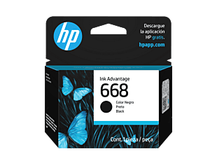 Cartucho Advantage de tinta original preto HP 668 (7FP37VL)
