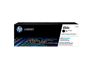 Cartucho de toner LaserJet original preto de alto rendimento HP 414X (W2020X)