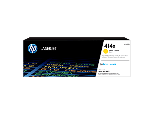 Cartucho de toner LaserJet original amarelo de alto rendimento HP 414X (W2022X)