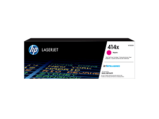 Cartucho de toner LaserJet original magenta de alto rendimento HP 414X (W2023X)