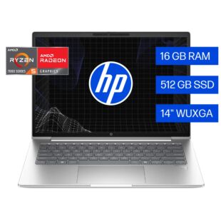 Notebook HP ProBook 445 G11, 14", AMD Ryzen™ 5, Windows 11 Pro, 16GB RAM, 512GB SSD, WUXGA - 14" - Prata escovada (B0GD7LA)
