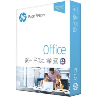 Papel sulfite Office Carta, 75g, 216mmx279mm, Hp - PT 500 FL (475810)