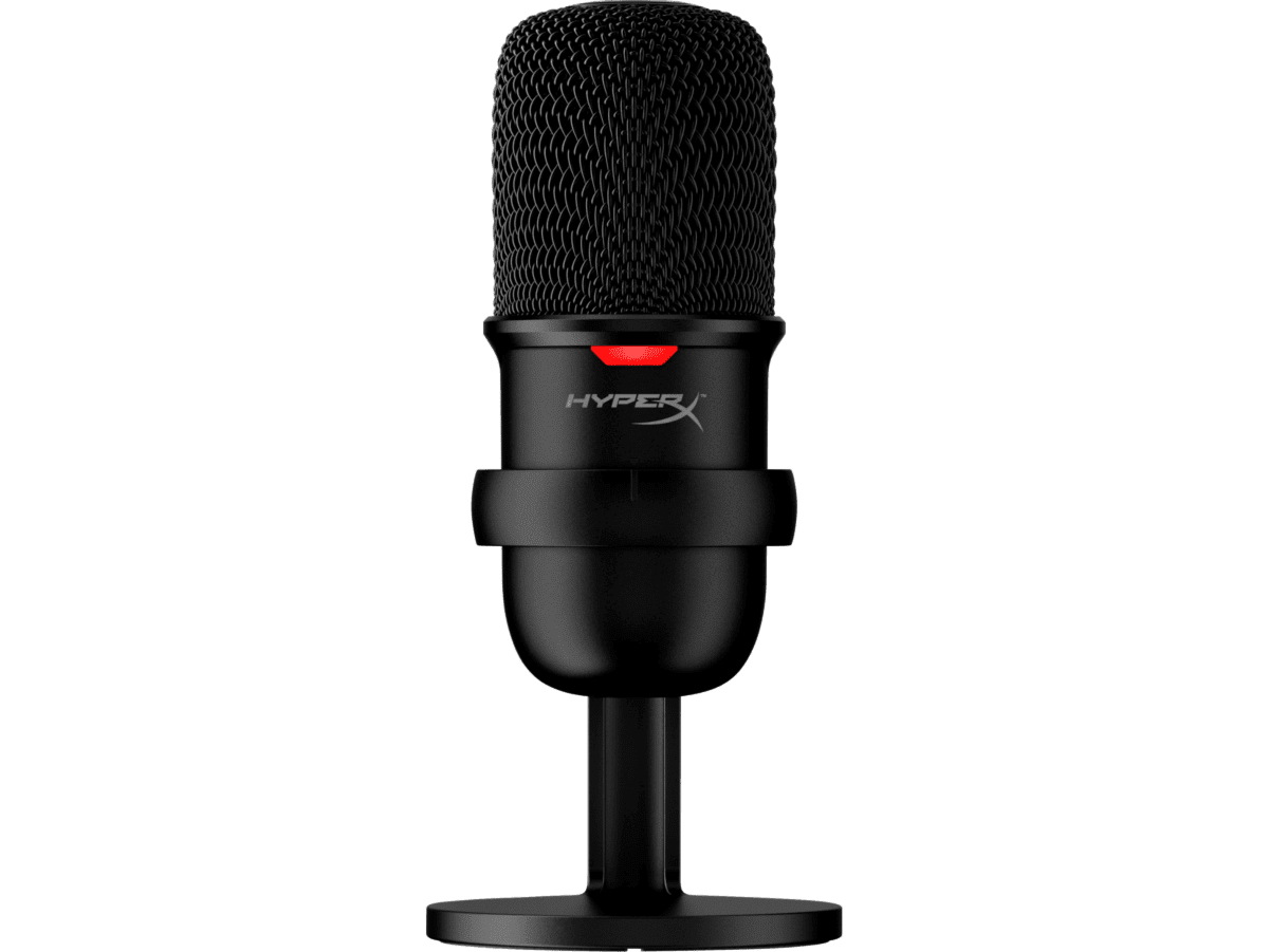 HyperX SoloCast - Microfone USB (Preto) (4P5P8AA) - Loja HP.com Brasil