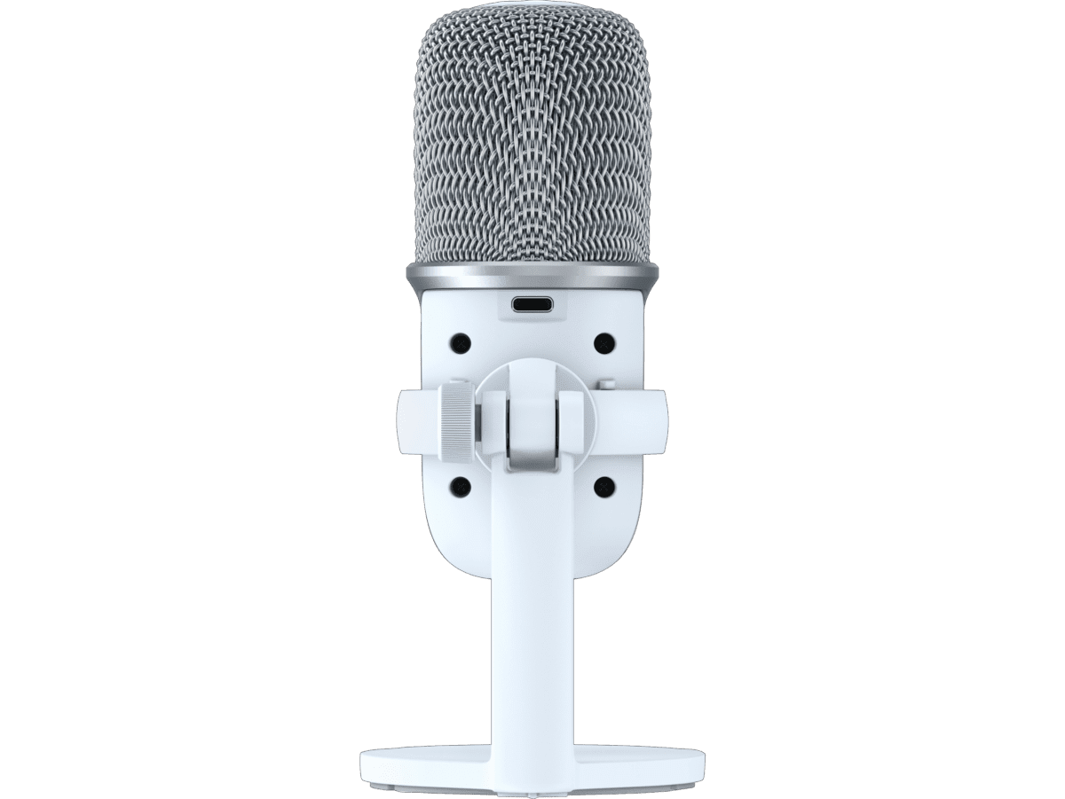 HyperX SoloCast - Microfone USB (Branco) (519T2AA) - Loja HP.com