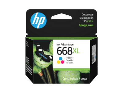 Cartucho Advantage de tinta original colorido HP 668XL - (7FP38VL
