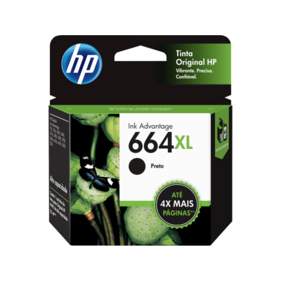 Cartucho de Tinta HP 664XL Colorido de Alto Rendimento Advantage