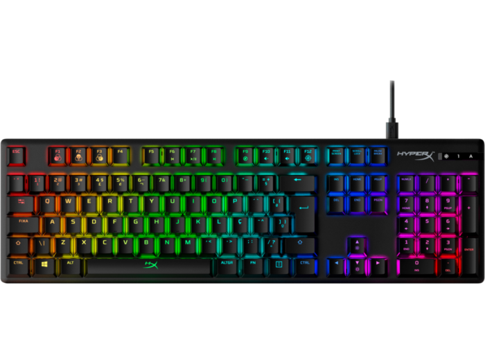 HyperX Alloy Origins - Teclado Gamer Mecânico - HX Azul (Layout BR) (4P5P0A2)
