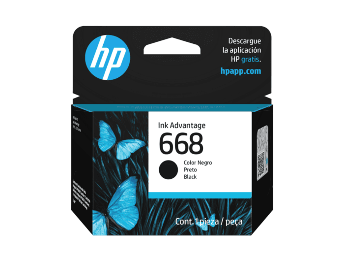 Cartucho de Tinta Advantage Original Preto HP 668 - (7FP37VL