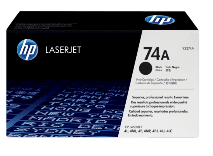 38●PP-「P」 25RP3 6/77 4枚セット KM0227-8 Cartucho de Toner HP 74A Preto LaserJet Original - (92274A) - Loja