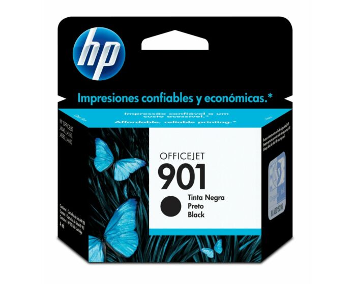 Cartucho de Tinta HP 901 Preto Officejet Original (CC653AL)