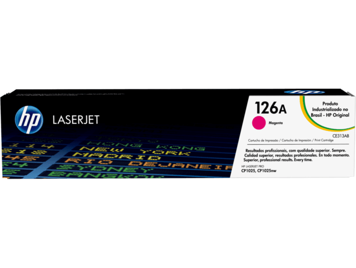 Cartucho de Toner HP 126A Magenta LaserJet Original (CE313AB)