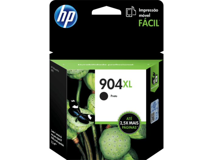 Cartucho de Tinta Preto de Alto Rendimento HP 904XL Original (T6M16AL)