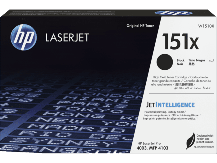 Cartucho de toner HP LaserJet Original Preto 151X (W1510X)