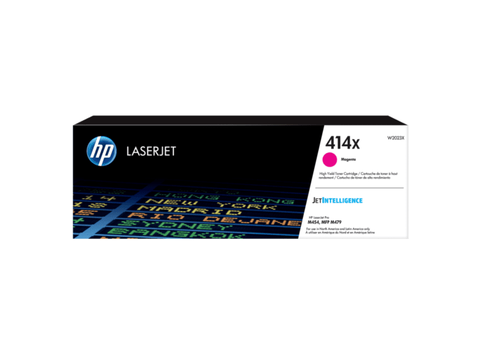 Cartucho de Toner LaserJet Original Magenta de Alto Rendimento HP 414X (W2023X)