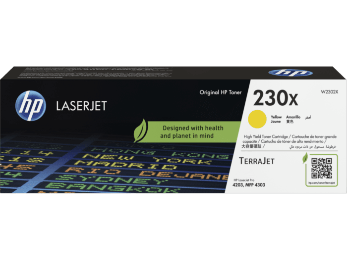 Cartucho de Toner LaserJet Original Amarelo HP 230X (W2302X)